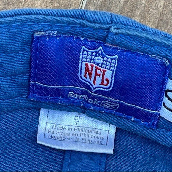 NFL Reebok Indianapolis Colts Blue Logo Cap Hat Small - Picture 6 of 7